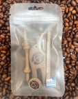 Custom logo sustainable golf accessories made from coffee waste