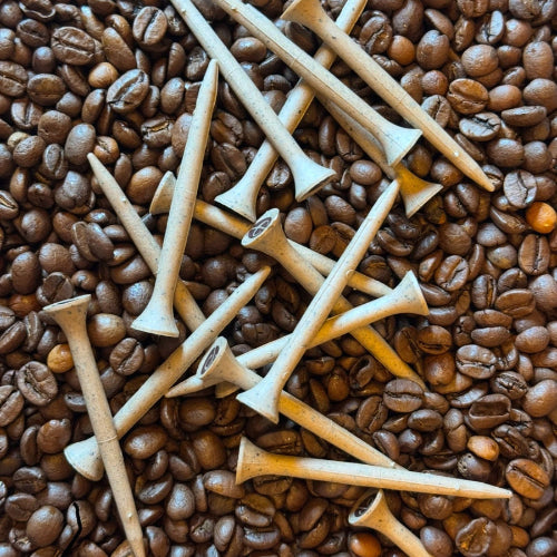 GreenUp biodegradable golf tees made from coffee grounds – sustainable golf accessories