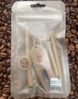 Custom logo sustainable golf accessories made from coffee waste
