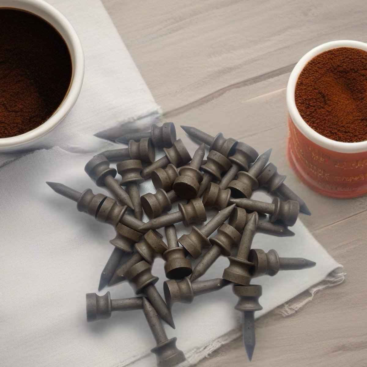 10 mm Castle - tees – biologisk nedbrydelige – 100 - pak - GreenUp Golf - 20100100