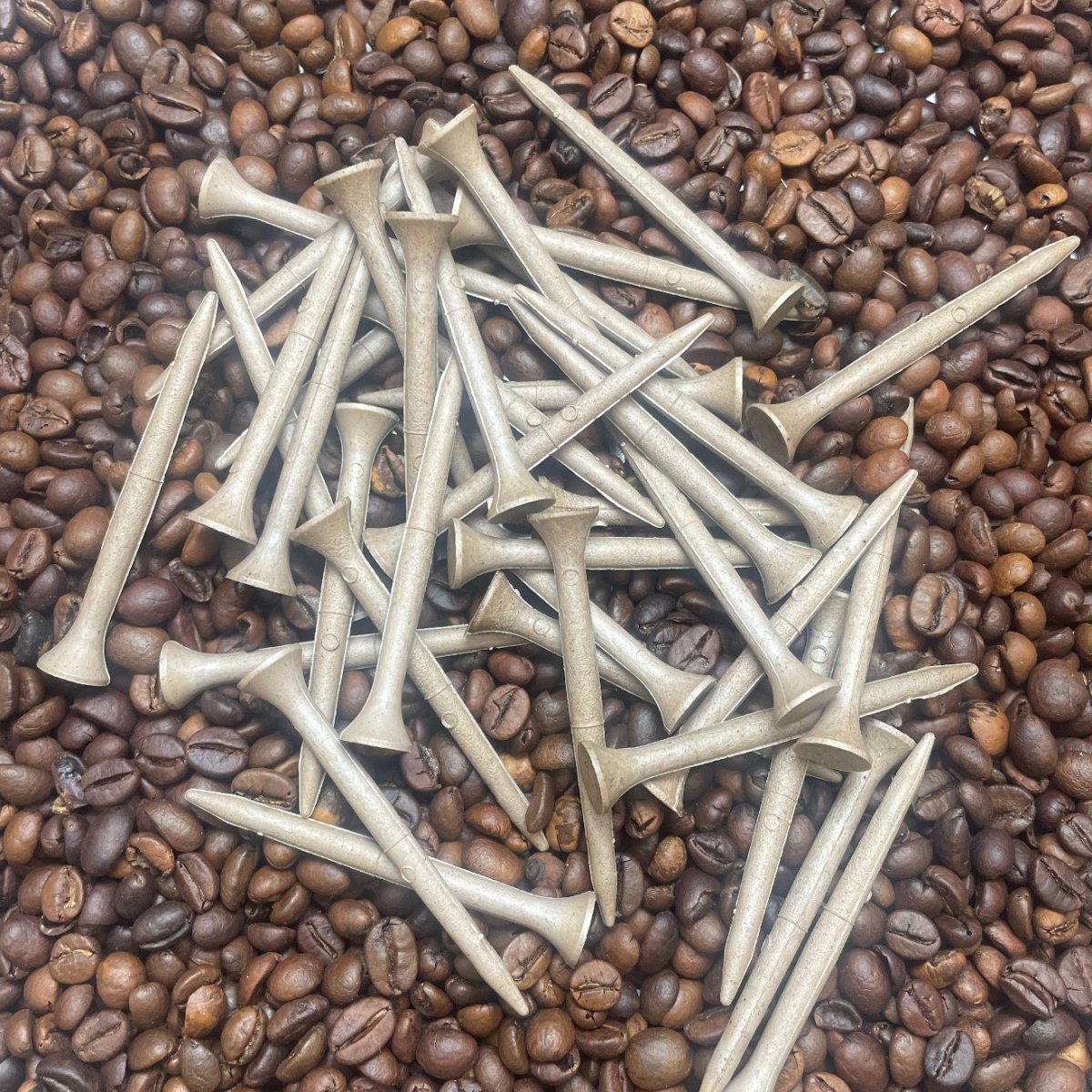 70 mm biologisk nedbrydelige golftees – 200 - pak - GreenUp Golf - 10700200