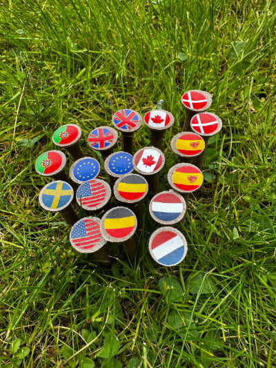 Country tees. Biodegradable. Made from coffee waste and biomaterial