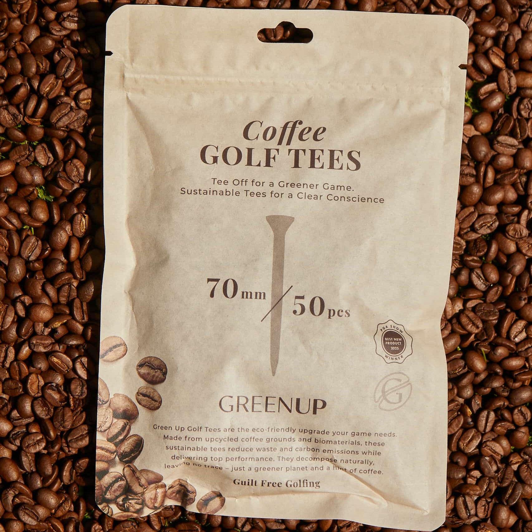 Made from used coffee grounds. Biodegradable and very eco friendly