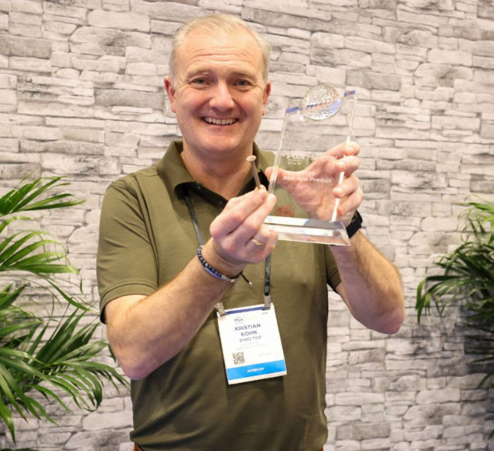 Award winning sustainable golf tees made from upcycled coffee grounds and biomaterial