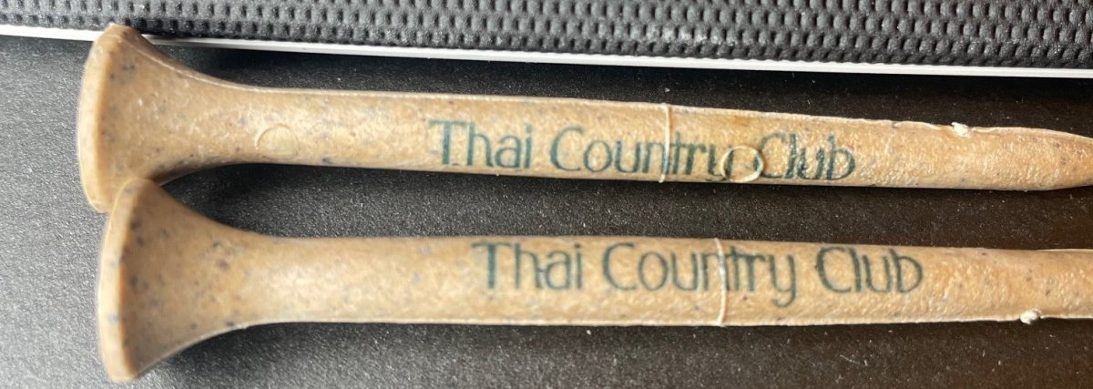 Dine logo golftees – 70 mm –– biologisk nedbrydelige - GreenUp Golf - 11700200