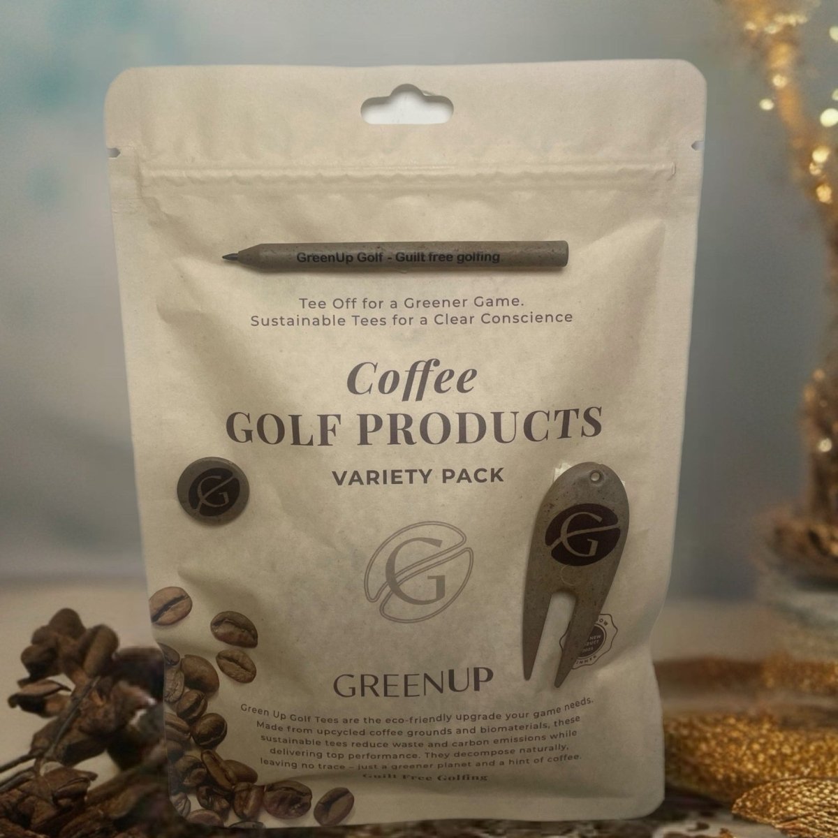 GreenUp Starter Kit – Blandingspakke med miljøvenlige golftees - GreenUp Golf - 60000042